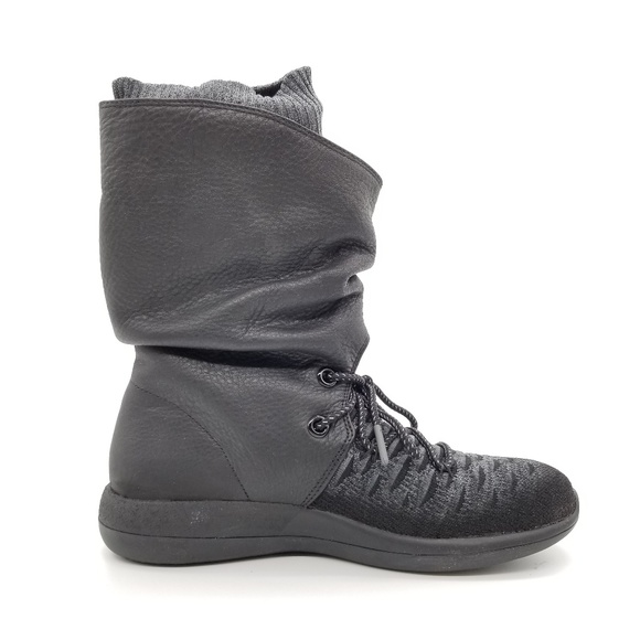 NEW Nike Roshe Two Hi Flyknit Sneaker Boots Black - Picture 5 of 7